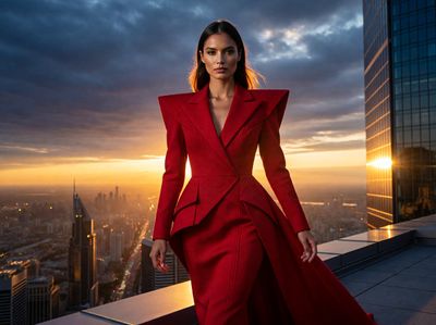 Bold Elegance: Fashion Meets Architecture