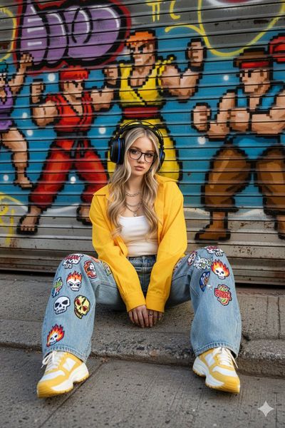 Urban Vibes: Retro Streetwear Elegance