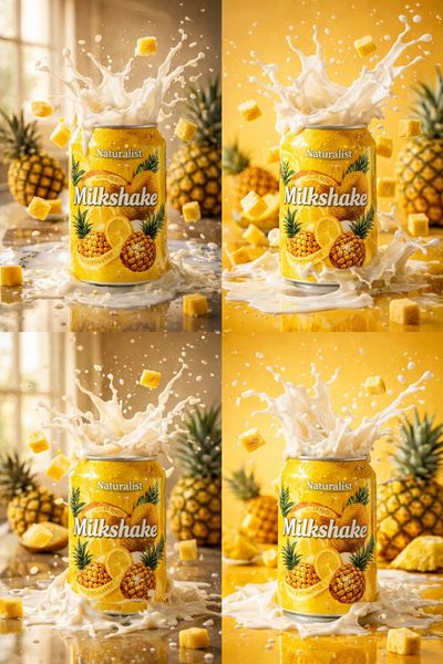 Pineapple Paradise: A Milkshake Masterpiece