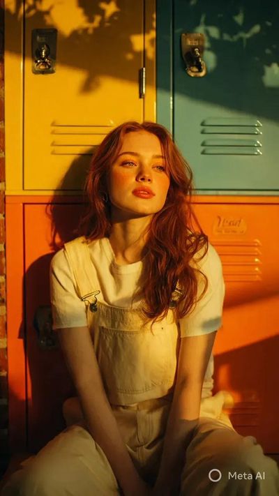 Contemplation in Color: A Portrait of Serenity