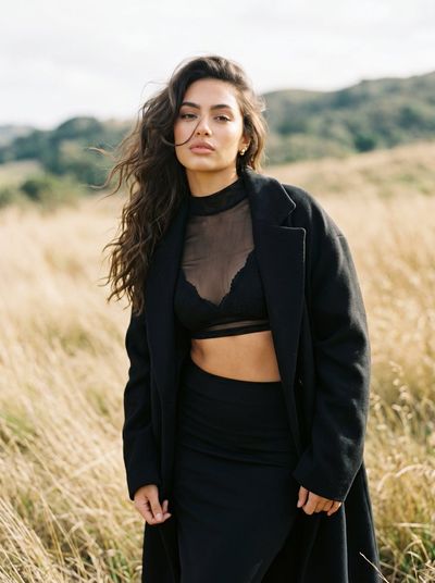 Fashionable Confidence in Nature's Embrace