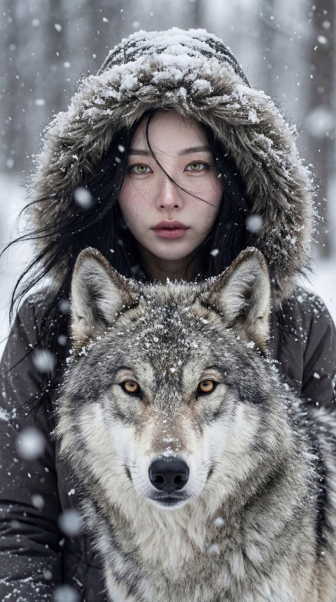Bond of the Wild: A Cinematic Winter Portrait