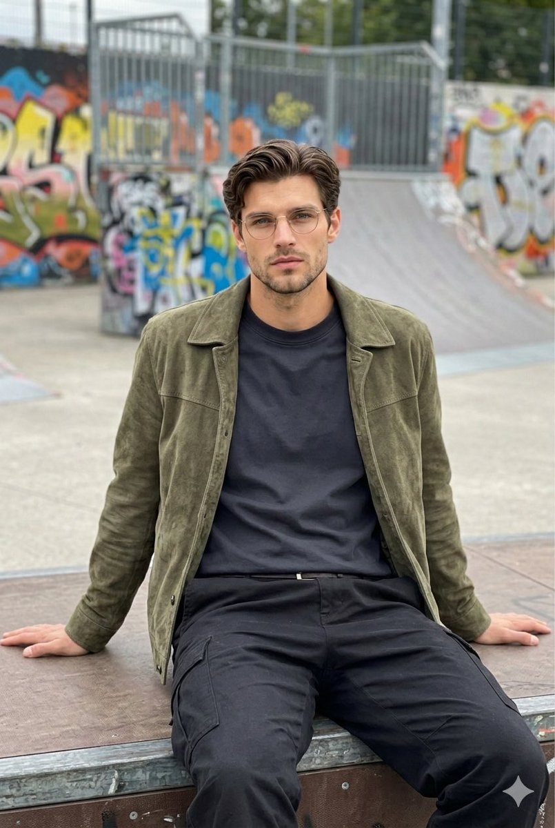 Streetwise Realism: Raw Urban Portrait
