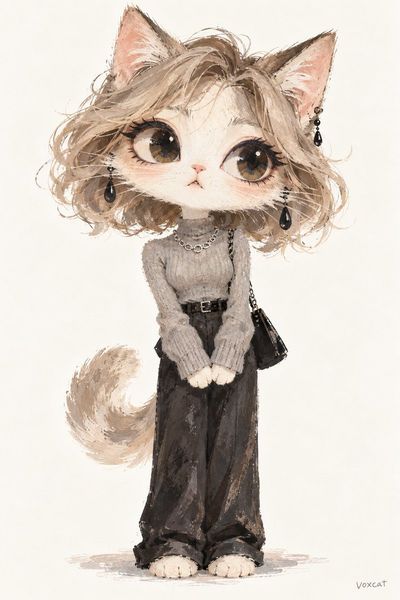 Animalized Character Reimagined as Naïve Picture Book Hero