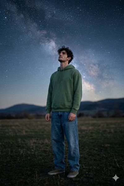Stargazing in the Calm of the Night