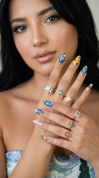 Elegant Artistry: A Luxury Beauty Close-Up