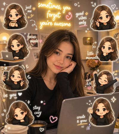 Chibi Me: A Cozy Scrapbook Vibe