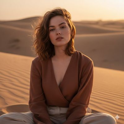 Golden Hour Desert Elegance