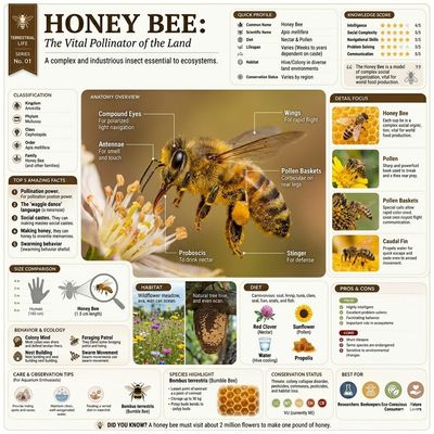 In-Depth Look at Terrestrial Life: The Honeybee