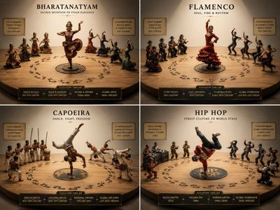Four dance styles transform from folk roots to modern stages