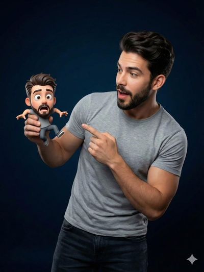 A Playful Portrait: Reality Meets Pixar Magic