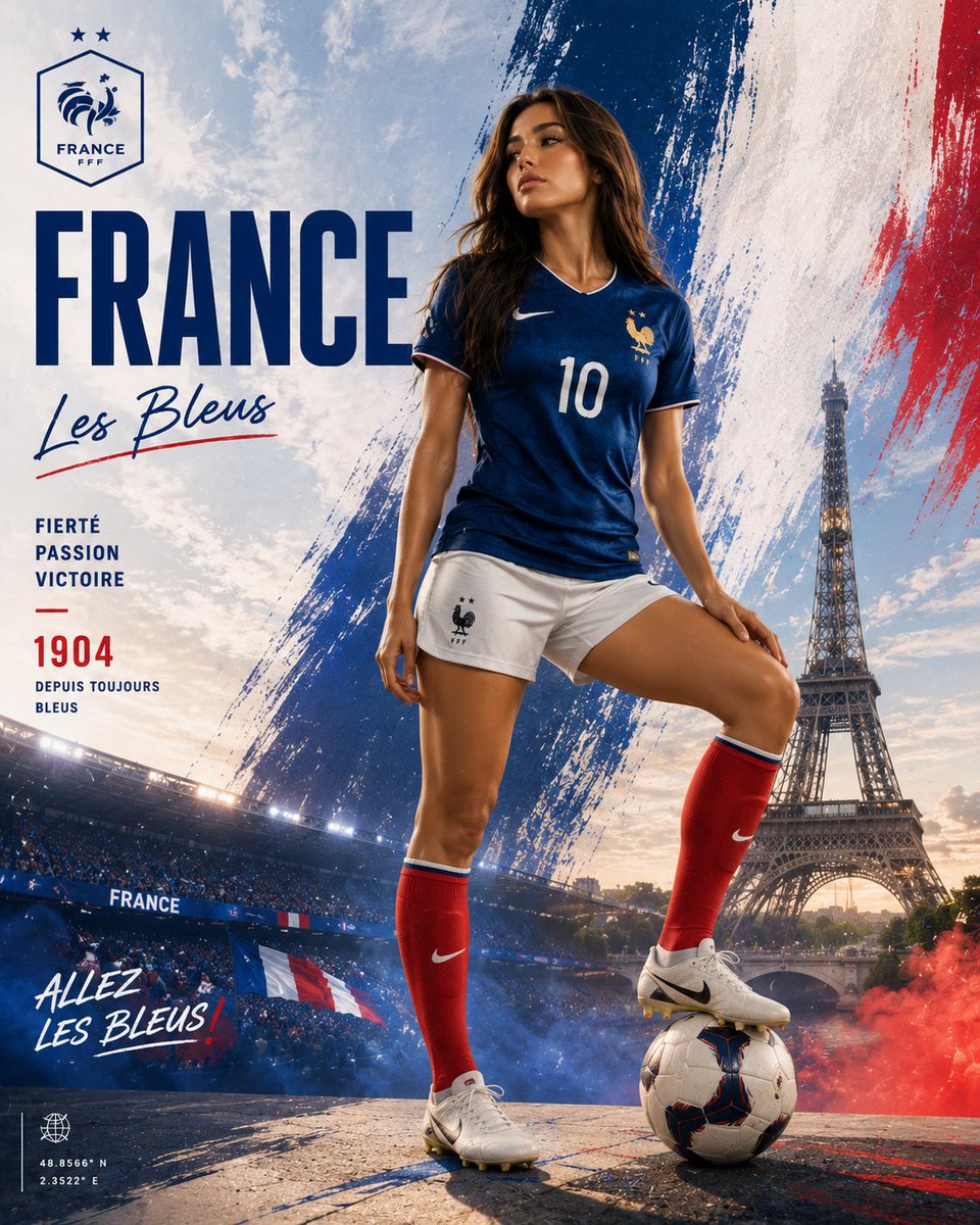 France's number 10 stands proud with boot on ball