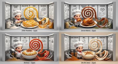 Miniature Culinary Wonders from Egypt
