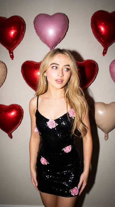 Candid Allure in Black Sequins