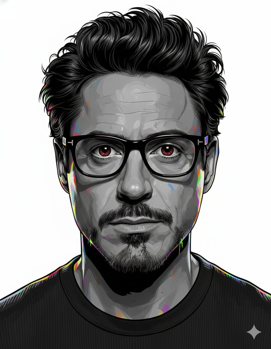 Radiant Portrait: A Fusion of Light and Detail