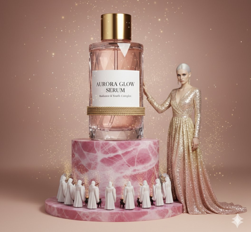 Celestial Elegance: The Aurora Glow Serum Unveiled