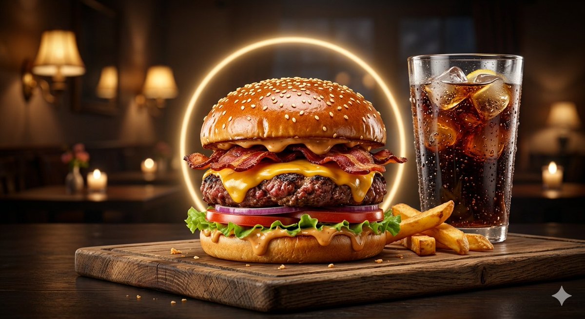 Indulgence on a Plate: Gourmet Burger Delight