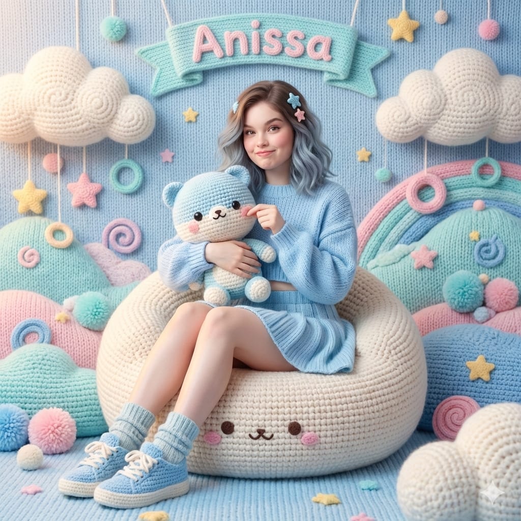 Kawaii Crochet Dreamland: A Playful Fantasy