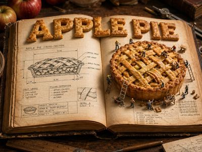 Architectural Blueprint Meets Dessert