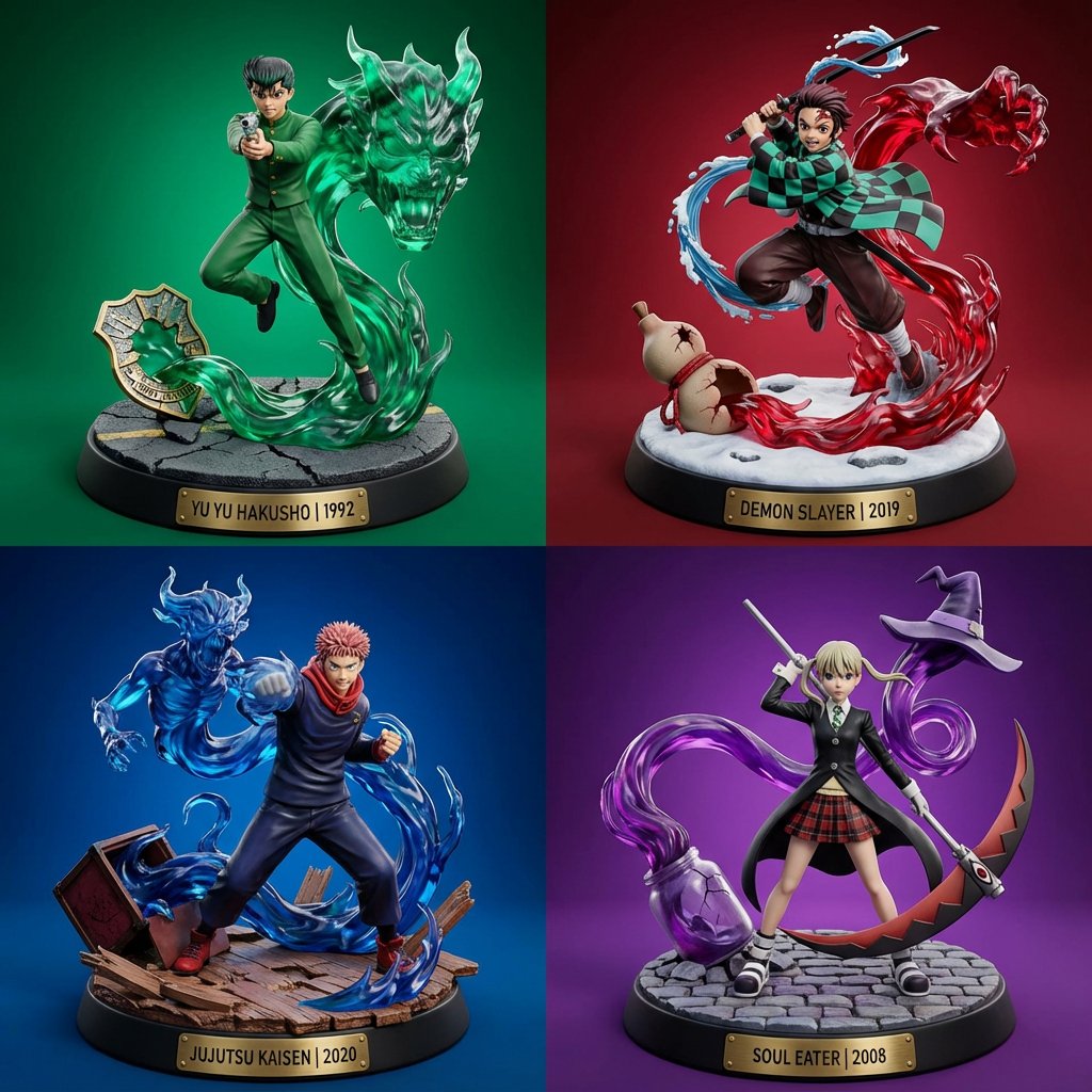 Manga Masters: Sculpting Action into Collectible Art