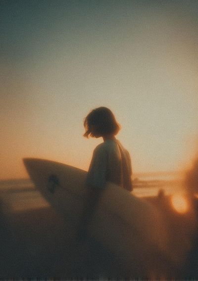 Surfing the Sunset Dreamscape