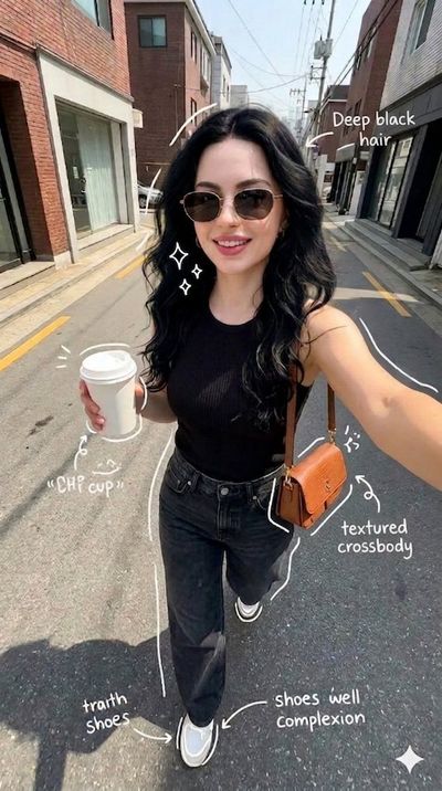 Casual Selfie on a Sunny Urban Street