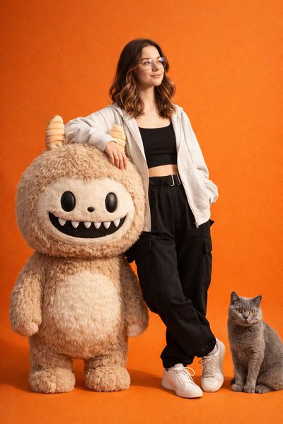 Modern Streetwear Meets Playful Whimsy