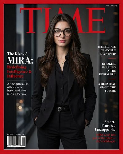 Modern Elegance: [Name] Commands the Cover