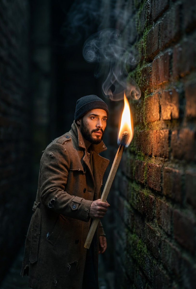 Between Light and Darkness: A Tense Encounter