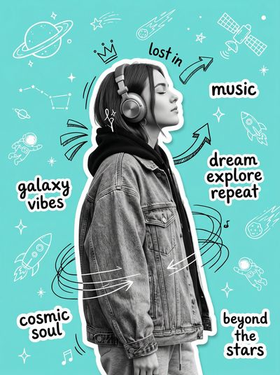 Retro Vibes: A Y2K Scrapbook Dream