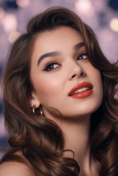 Radiant Glam: Close-Up Portraits of Modern Icons