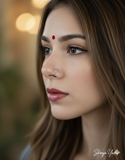 A Glimpse of Elegance: Hyper-Real Portrait