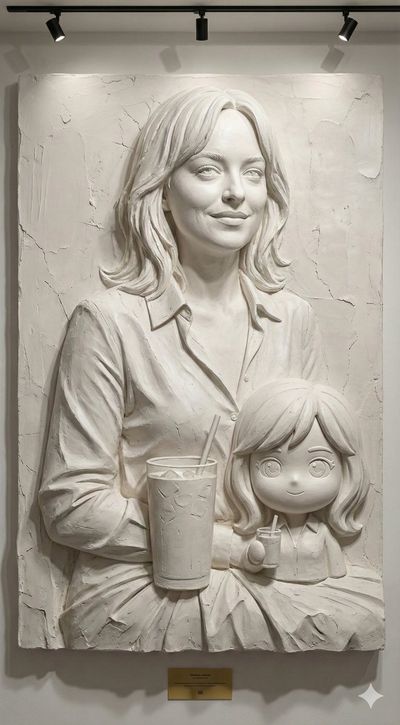Sculpted Elegance: A Banana in Relief