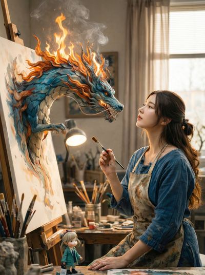 A Brush with Fantasy: The Dragon Unbound