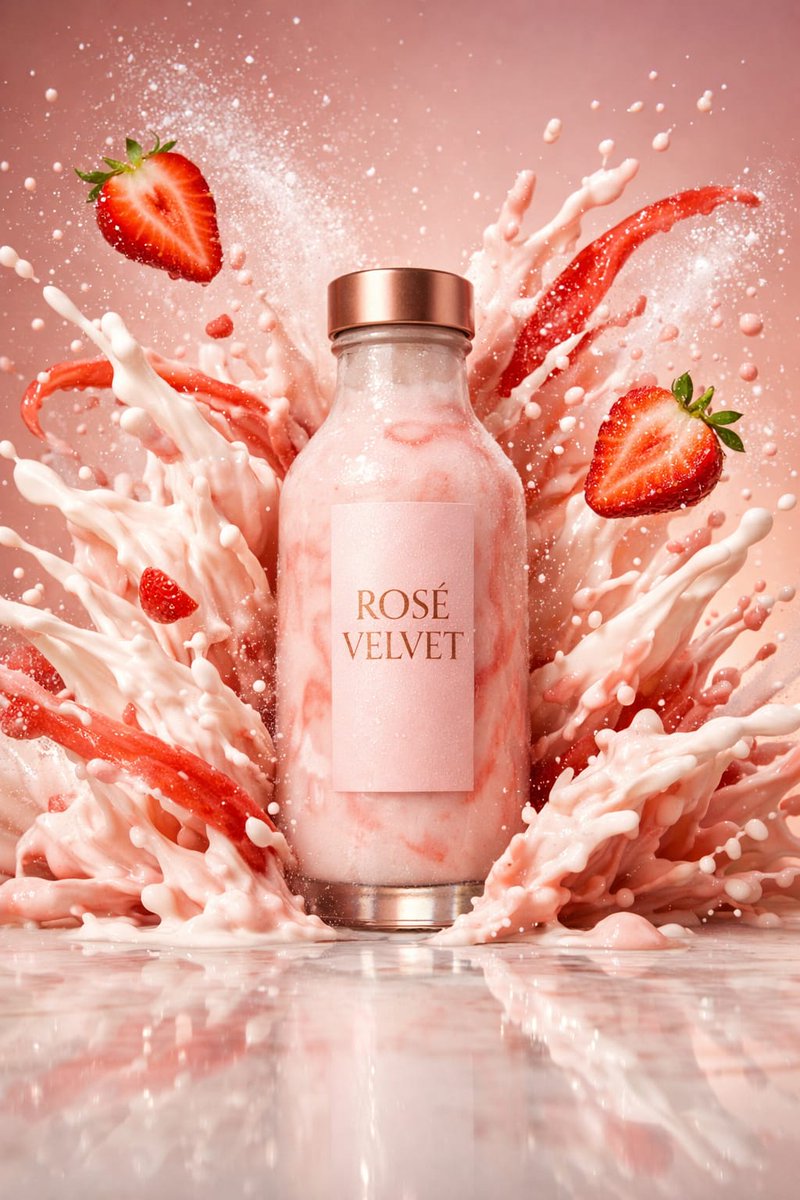Rosé Velvet Shake: A Splash of Luxury