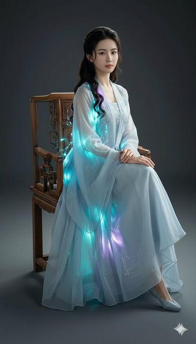 Cybernetic Origami: Futuristic Glow