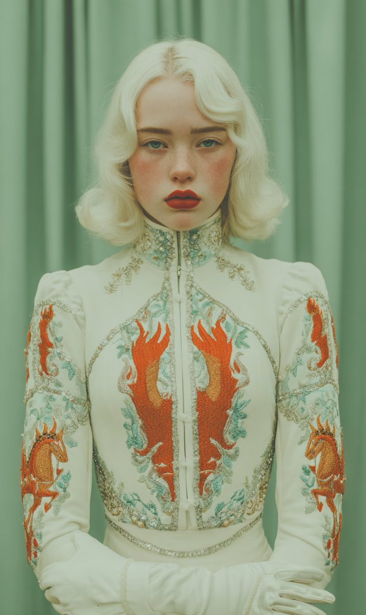 Embers of Elegance: A Fire Horse Fashion Moment