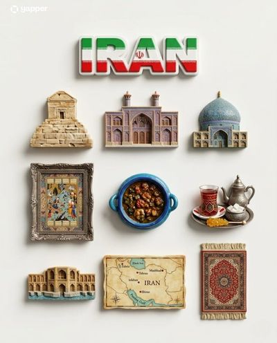 Hyper-Realistic 3D Fridge Magnets Showcasing National Heritage