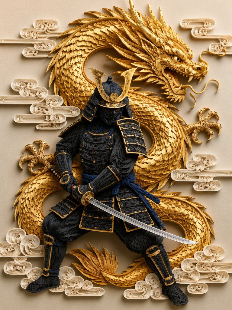 Samurai in Paper: A Warrior's Essence