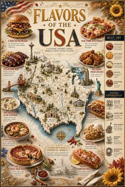 Culinary Odyssey: A Journey Through America's Flavors