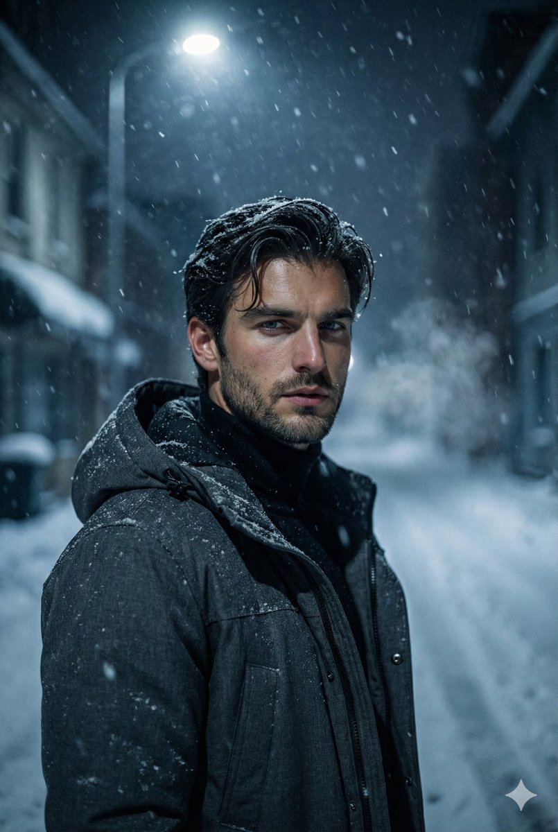 Winter Noir: A Cinematic Portrait of Solitude