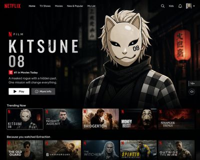 Custom Netflix Hero Film from Uploaded Image