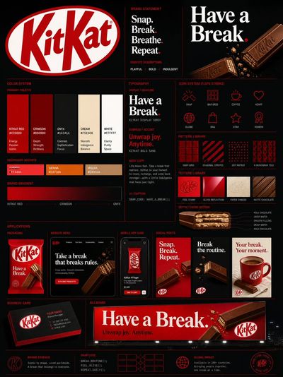 Structured Elegance: Logo-Derived Brand Poster