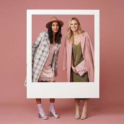 Minimalist Fashion Editorial with Contrasting Textures and Soft Lighting