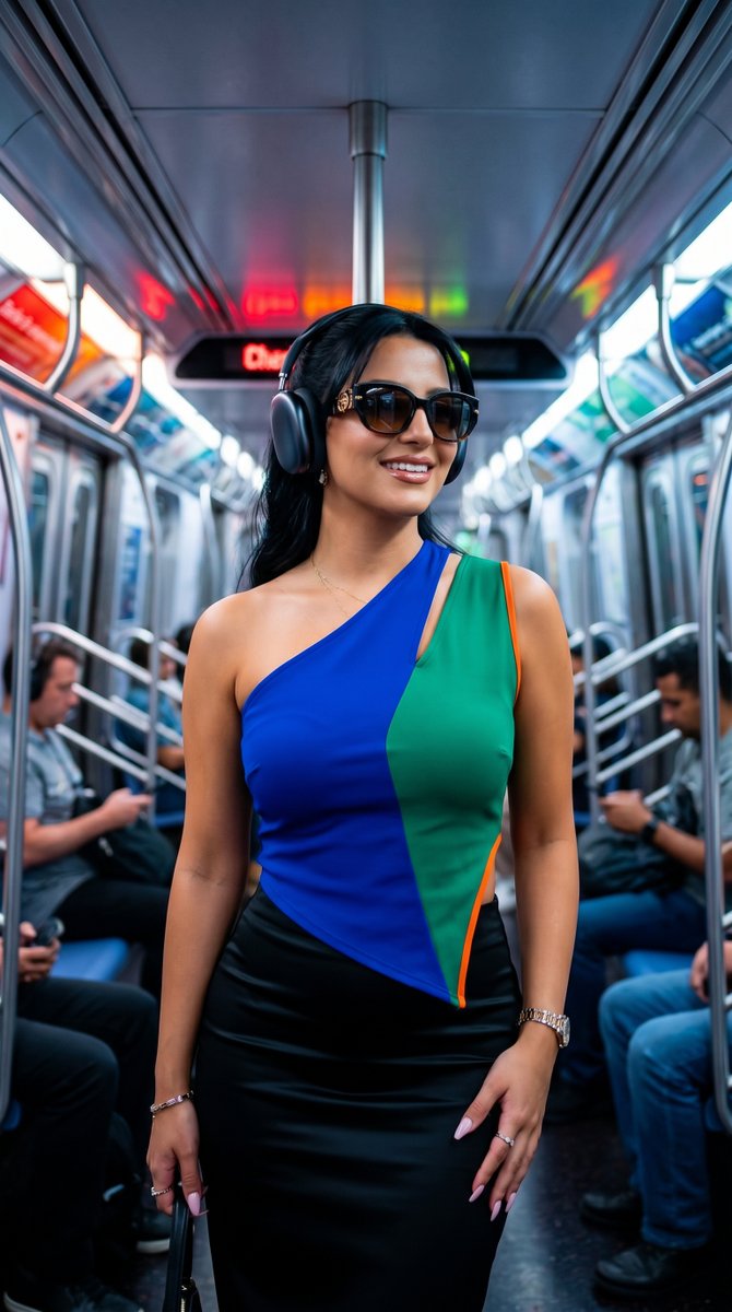 Cinematic Subway Elegance