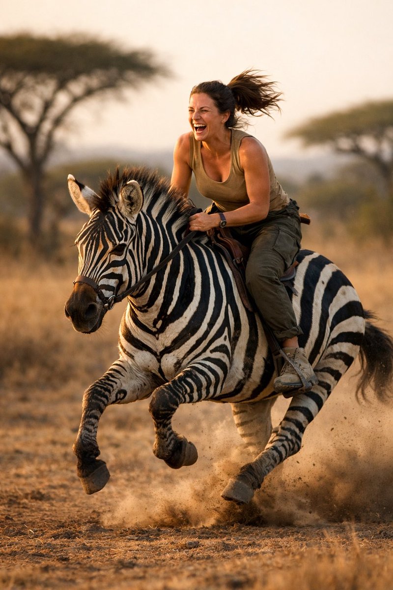 Galloping Joy: A Wild Ride Across the Savannah