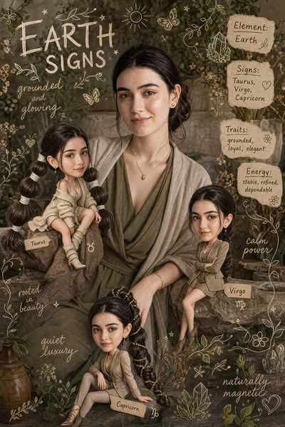 Embodying Earth: A Luxurious Editorial Portrait