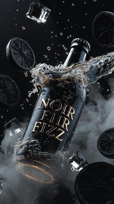 Noir Fizz: Luxury Meets Drama in a Bottle