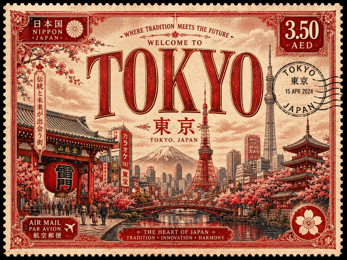 Timeless Charm of [CITY/COUNTRY]: A Vintage Postage Stamp