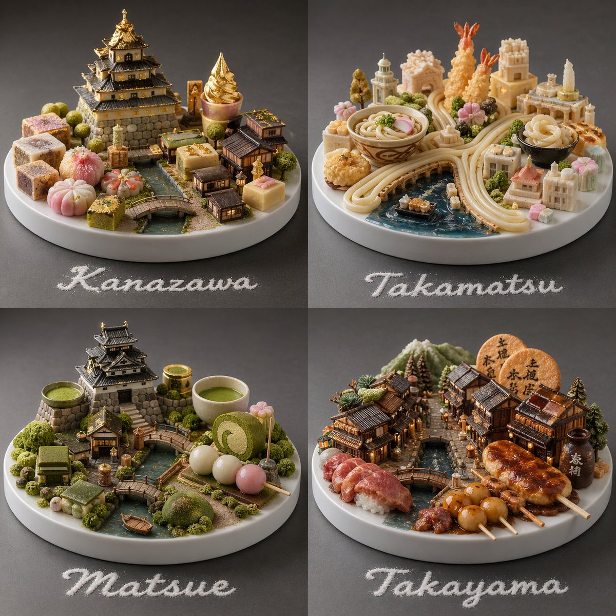 Miniature Culinary Cities of Japan